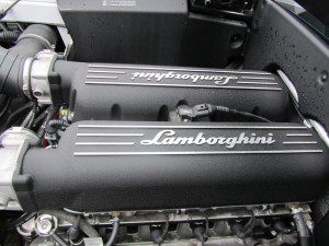 Moteur de la Lamborghini