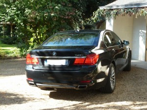 BMW série 7 arrière