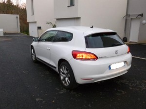 Volkswagen Scirocco vue arrière