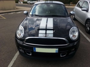 MINI COOPER S COUPE PACK RED HOT CHILI avant